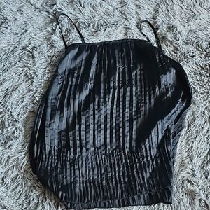 3 For $12. A new day Black Pleated Camisole